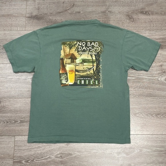 No Bad Days Beachside Short Sleeve T-Shirt Nothing To Do But Chill XL - Picture 11 of 12